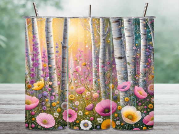 Birch Forest Wildflower Tumbler Wrap Review for Commercial Use