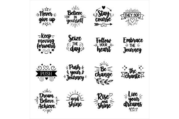 Cool Inspirational Quotes and Typography for T-Shirt Designs