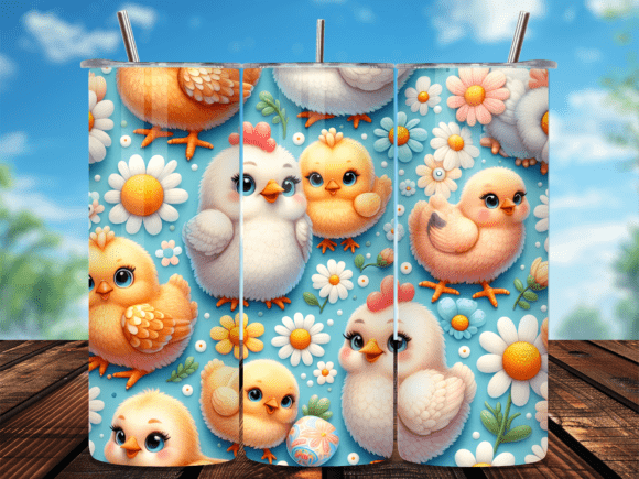 Cute Chick Spring Floral Tumbler Wrap Review for Real Projects