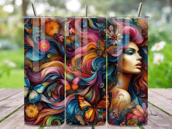 Fantasy Butterfly Woman Tumbler Wrap Review for Digital Sellers