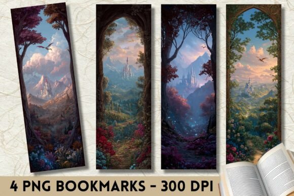 Fantasy Forest Castle Dragon Bookmark Review