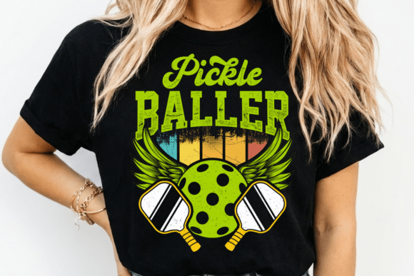 Funny Pickleball T-Shirt Design for Handmade Creations