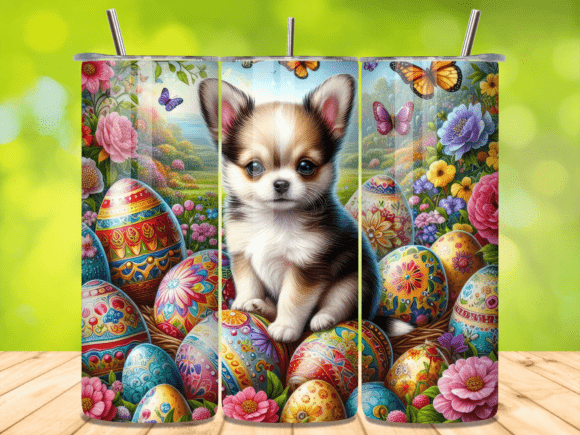 Long Hair Chihuahua Easter Tumbler Wrap Review