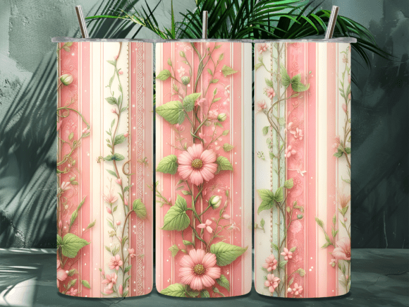 Pink Shabby Chic Floral Tumbler Wrap Review: A Delight for Handmade Businesses