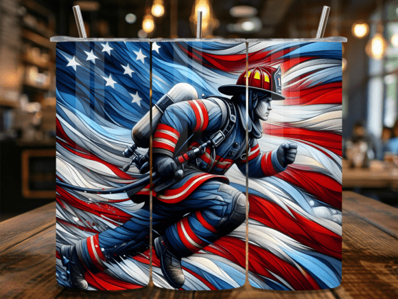 USA Action Firefighter Flag Tumbler Wrap Review for Real Crafting Projects